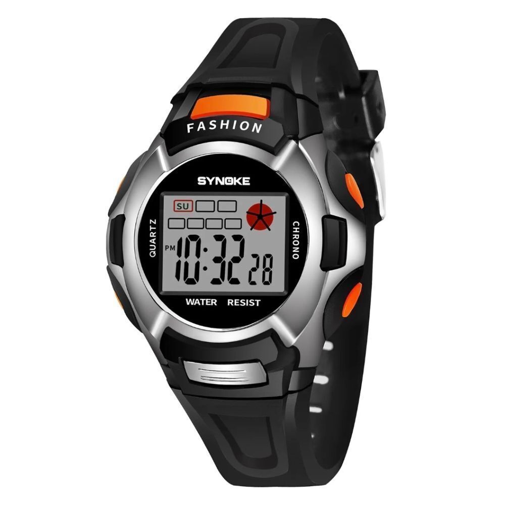 Waterproof Kids Sports Boys Girls Student LED Digital Watch Alarm Stopwatch Gift